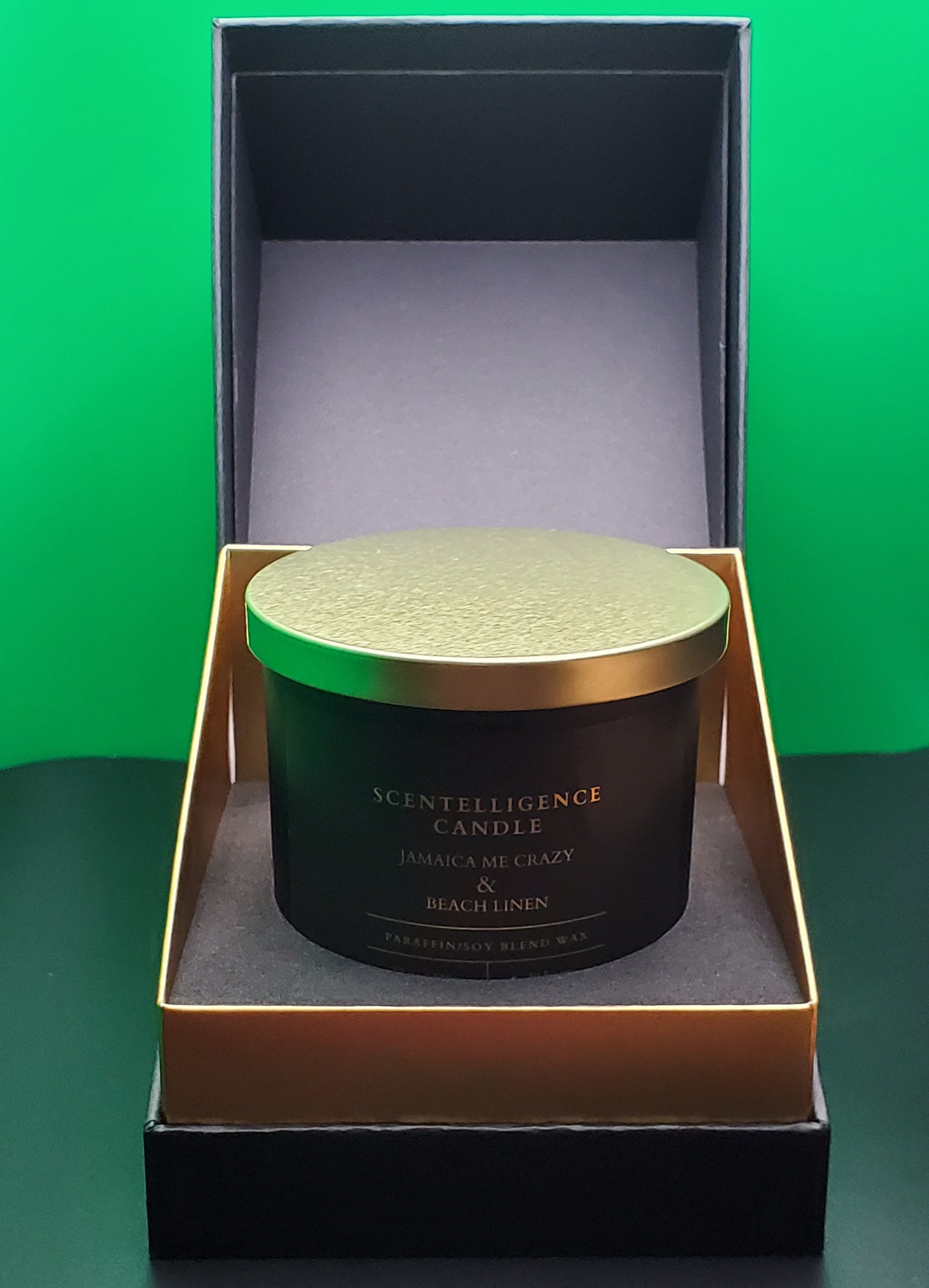 Jamaica Me Crazy & Beach Linen Candle – 12oz Hand-Poured | Tropical Fruits, Rum & Coconut Paraffin/Soy Blend