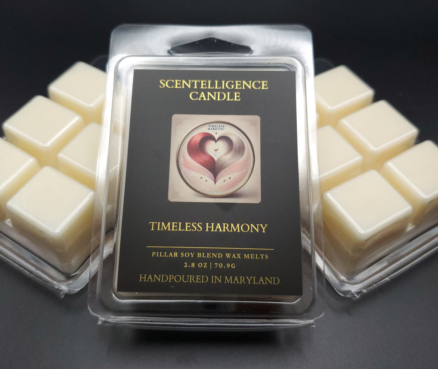 Timeless Harmony Wax Melt – Strawberry, Cheesecake & Soft Woods