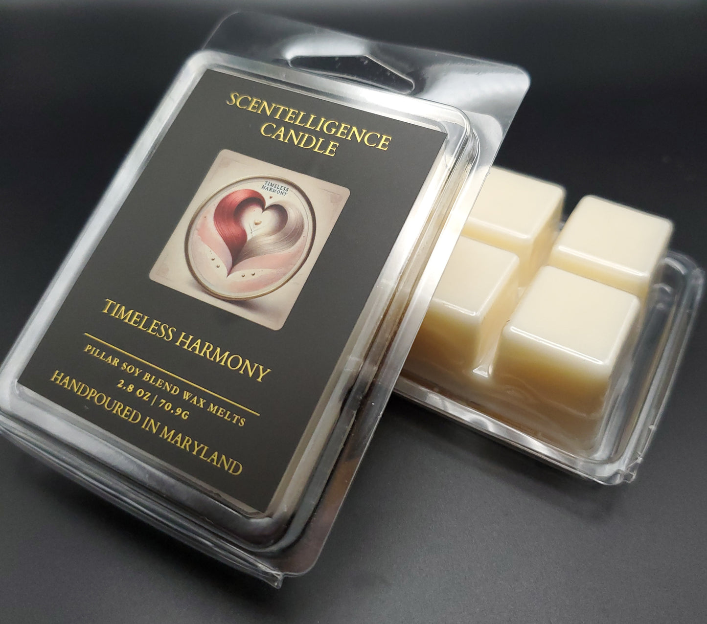 Timeless Harmony Wax Melt – Strawberry, Cheesecake & Soft Woods