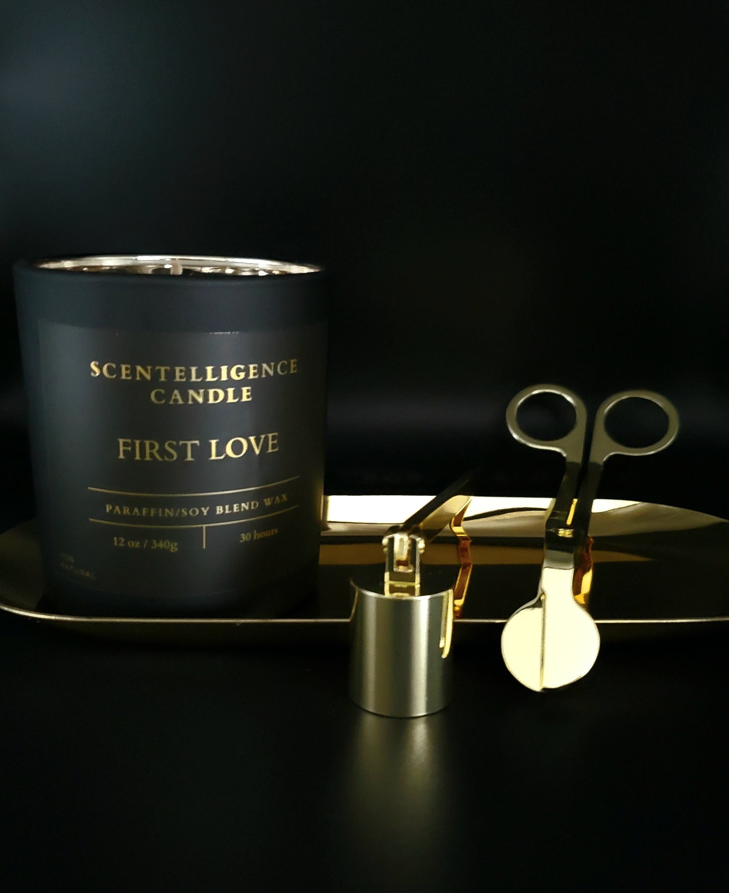 First Love Candle – 12oz Hand-Poured | Rose Petals & Fresh Berries Paraffin/Soy Blend