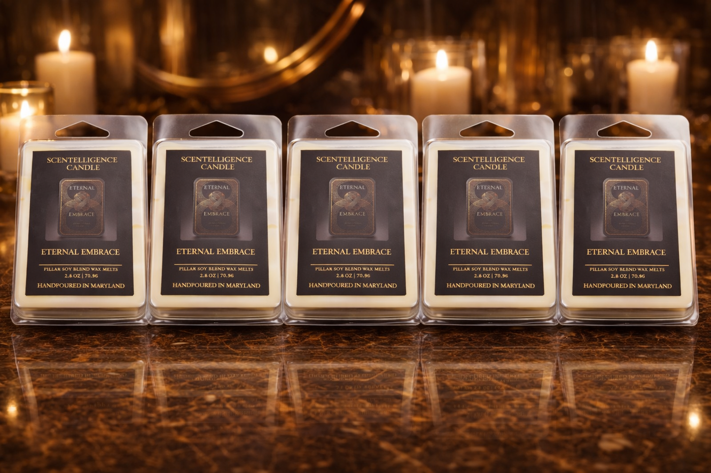 Eternal Embrace Wax Melt – Vanilla, Sandalwood & Amber