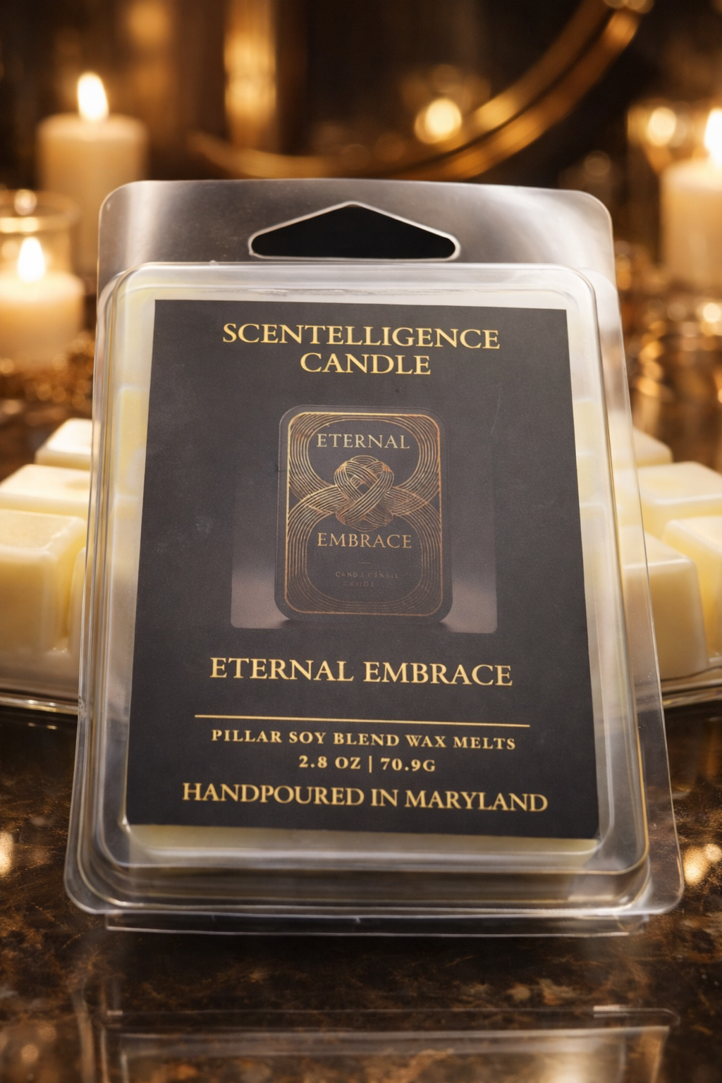 Eternal Embrace Wax Melt – Vanilla, Sandalwood & Amber