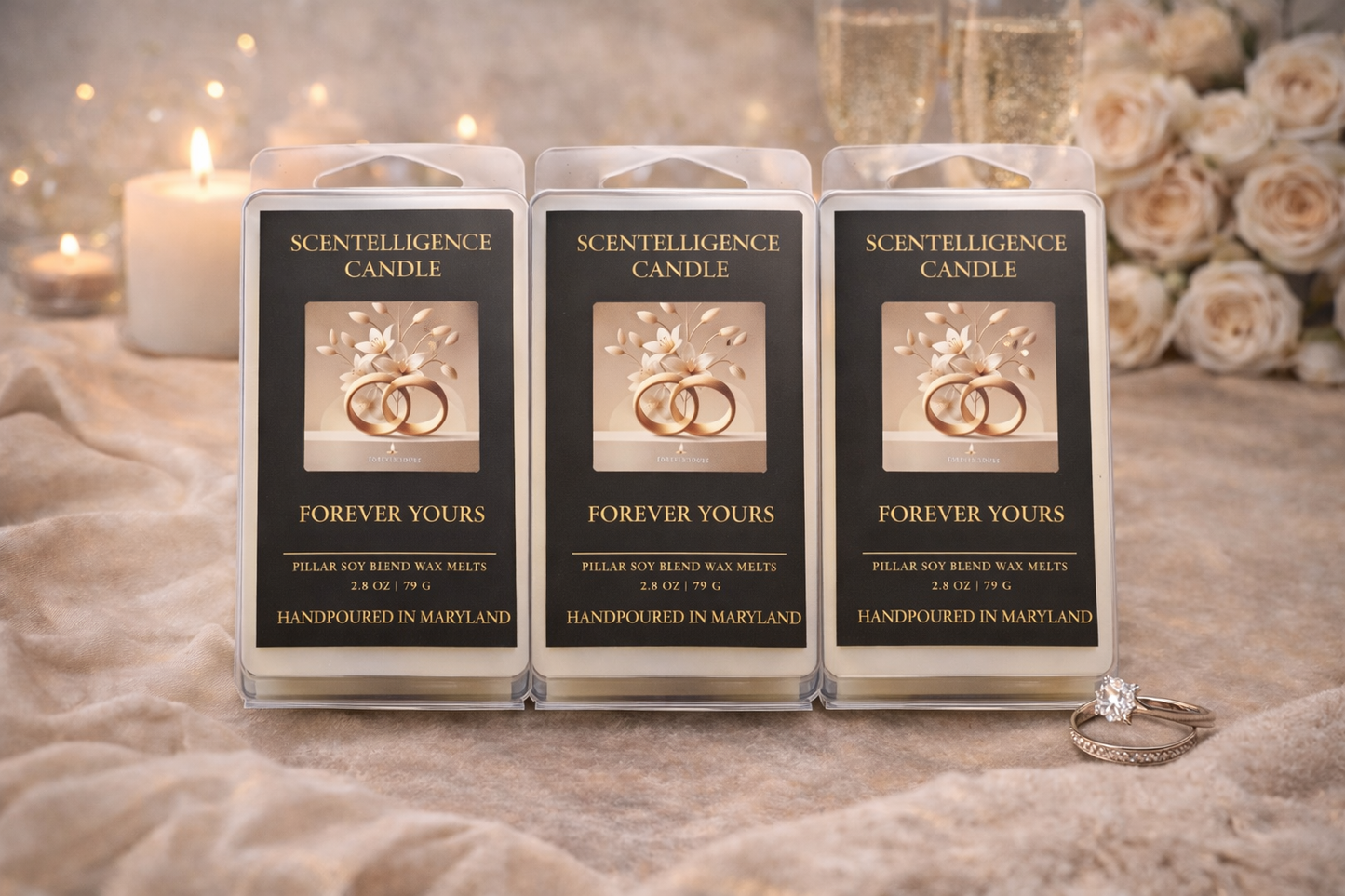 Forever Yours Wax Melt – Almond, Vanilla & Cedarwood