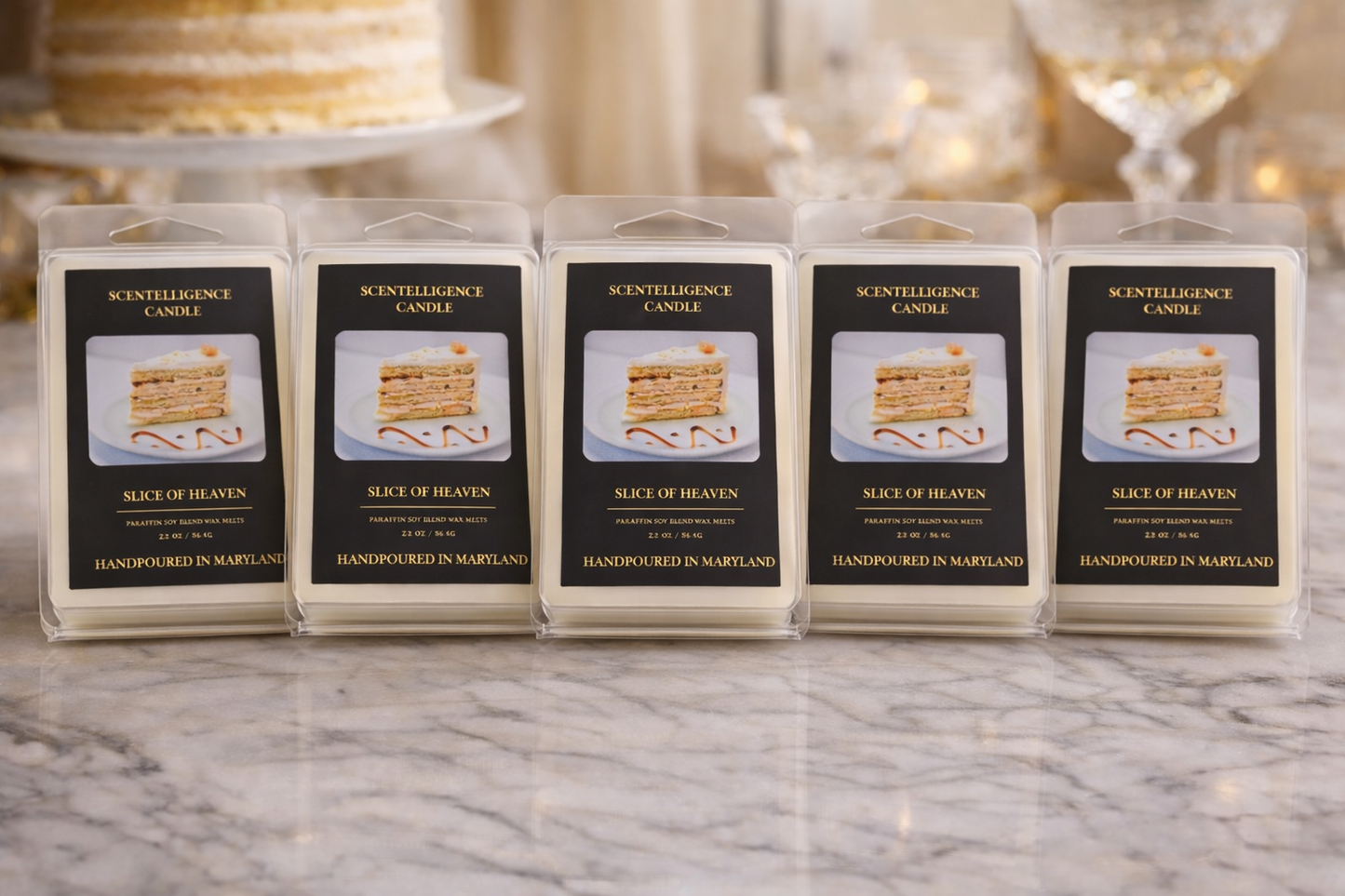 Slice of Heaven Wax Melt – Sweet Sugar, Vanilla & Warm Butter