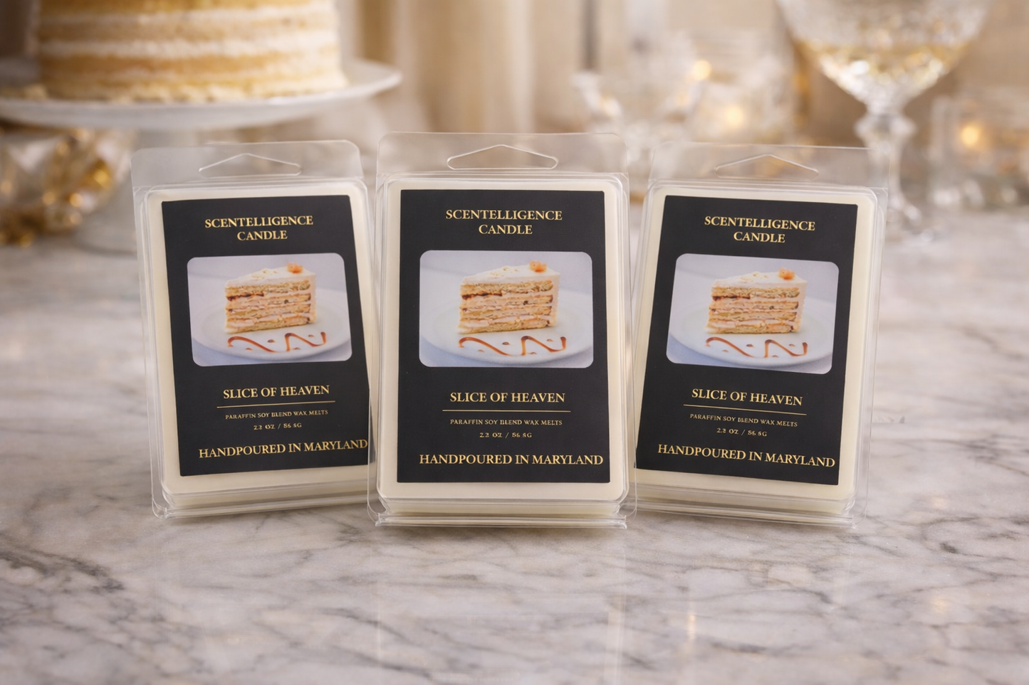 Slice of Heaven Wax Melt – Sweet Sugar, Vanilla & Warm Butter