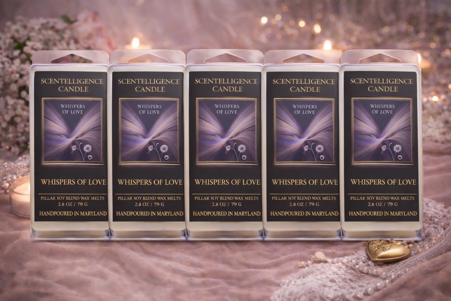 Whispers of Love Wax Melt – Lavender, Chamomile & Honey