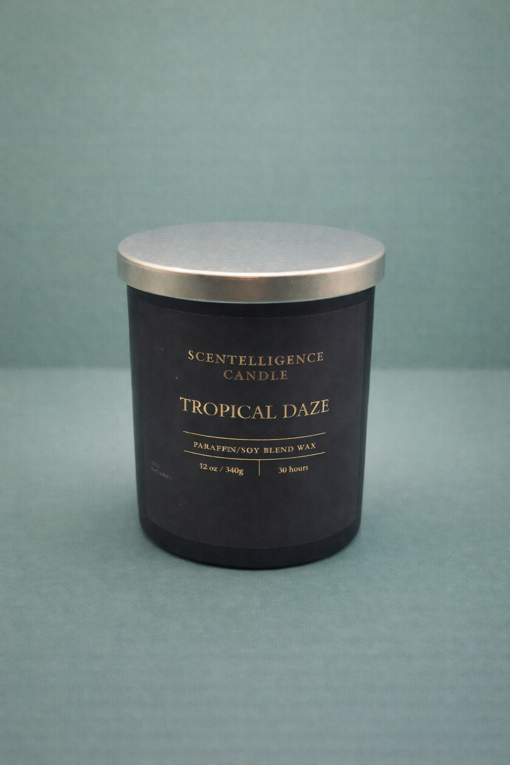 Tropical Daze Candle – 12oz Hand-Poured | Pineapple, Sage & Green Leaves Paraffin/Soy Blend