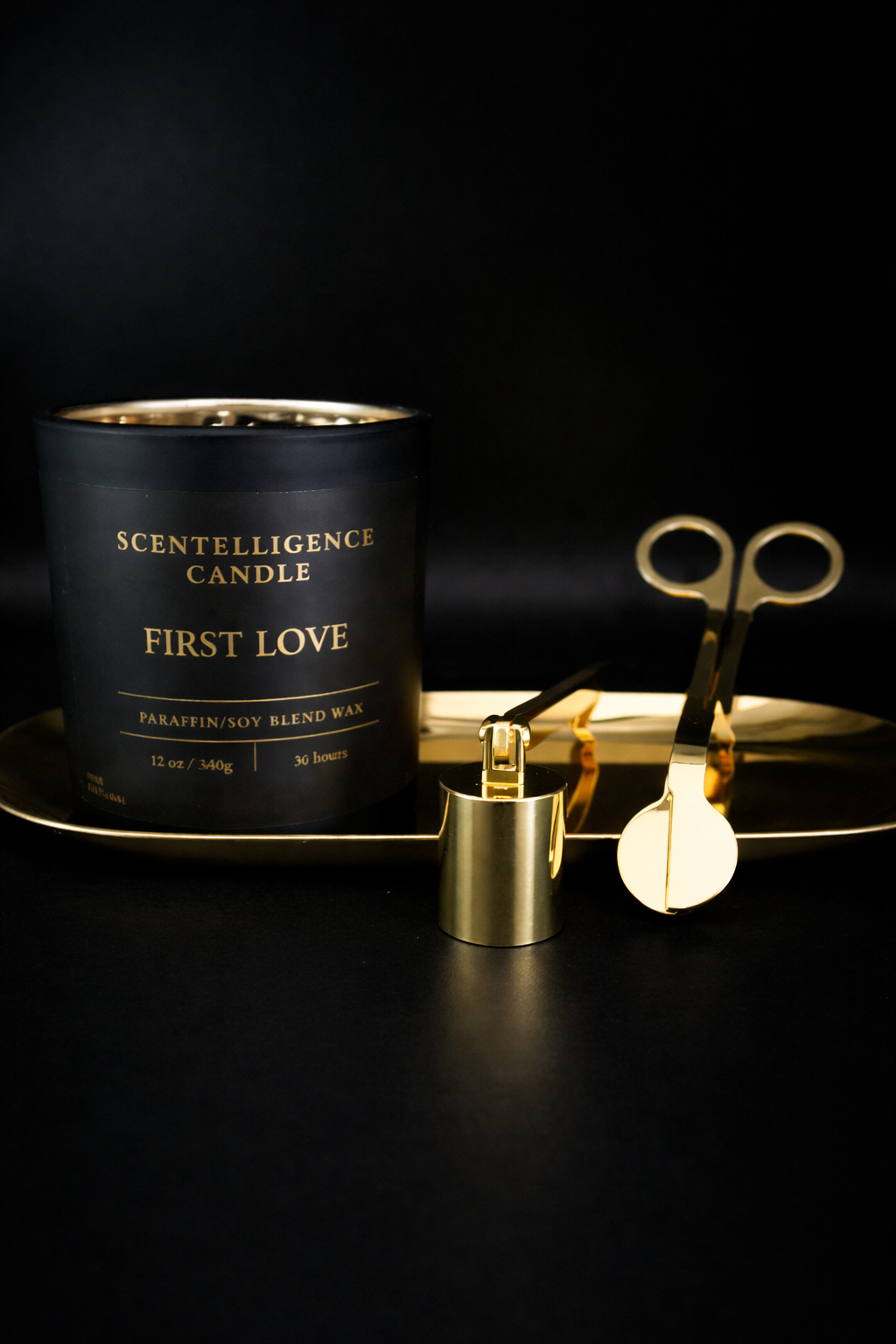 First Love Candle – 12oz Hand-Poured | Rose Petals & Fresh Berries Paraffin/Soy Blend