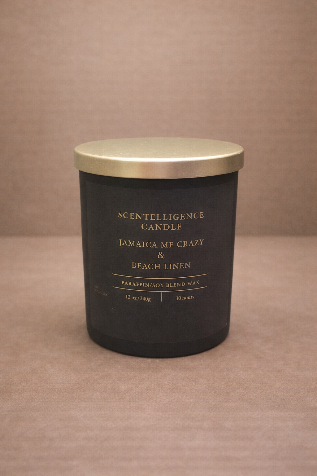 Jamaica Me Crazy & Beach Linen Candle – 12oz Hand-Poured | Tropical Fruits, Rum & Coconut Paraffin/Soy Blend